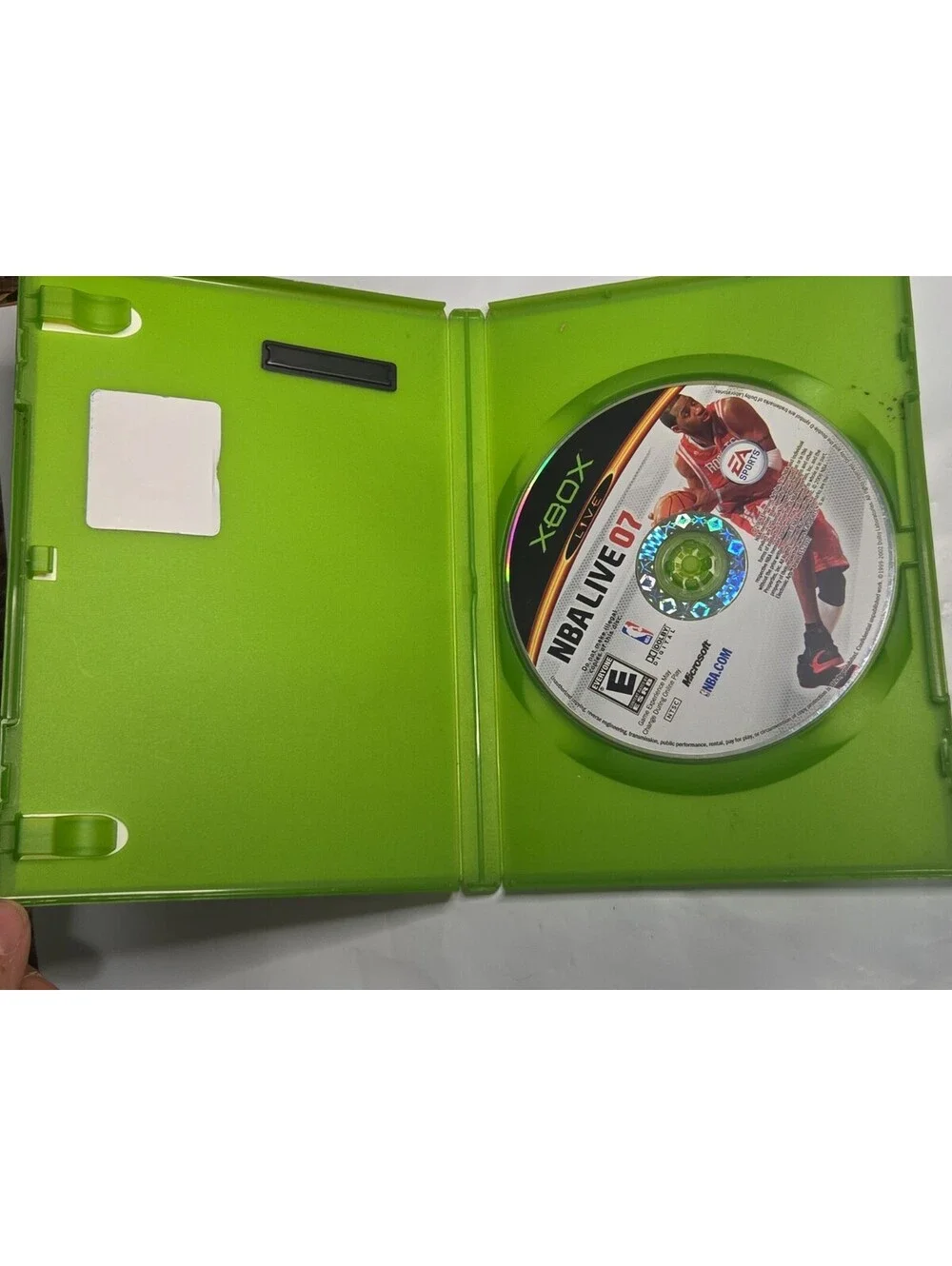 NBA Live 07 (Microsoft Xbox, 2006) No Manual - Tested Working